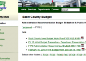 February 12, 2016, 5pm, FY16 Scott County Budget Public Hearing